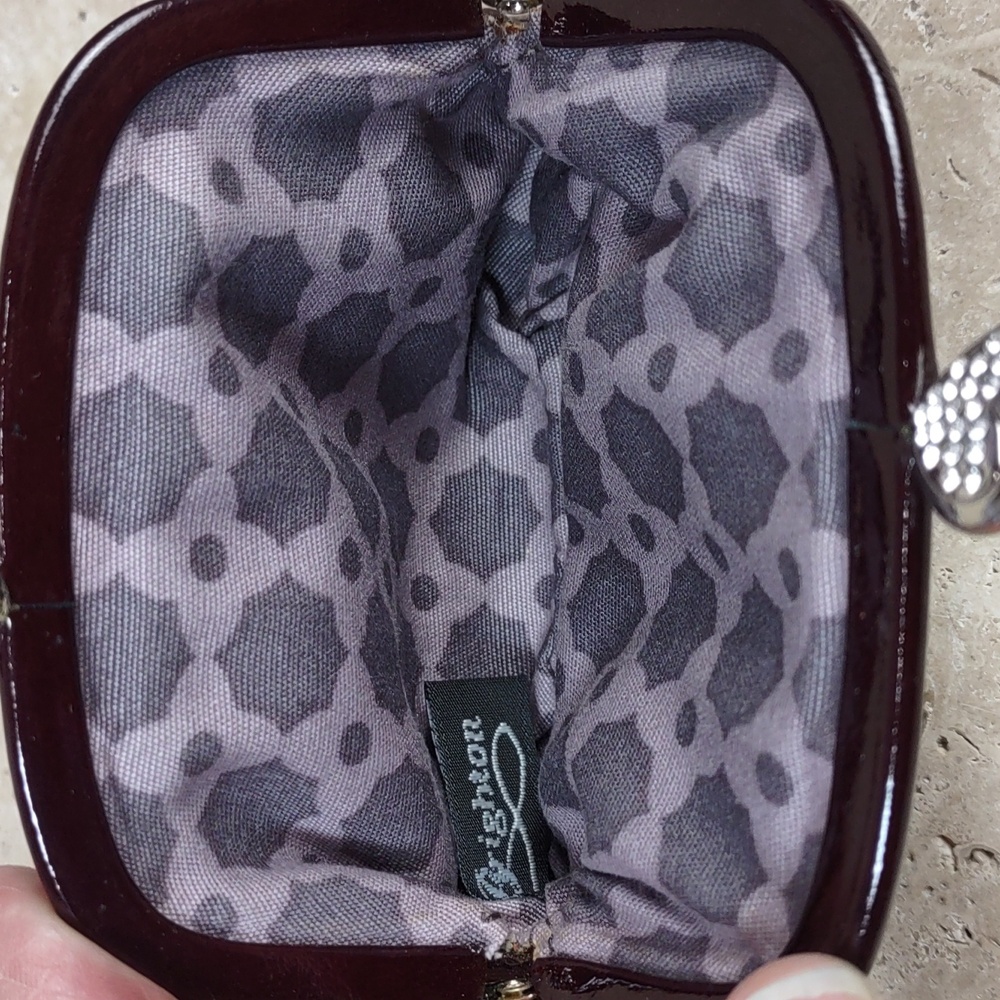 Brighton Croc Embossed Patent Leather Coin Purse - Picture 5 of 5